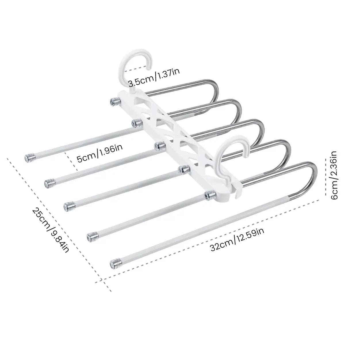 5 in 1 Pant Hanger For Clothes Organizer, Multifunction Shelves Closet Storage Organizer, Stainless Steel Magic Trouser Hangers, Multilayer Jeans Steel Hanger, Adjustable Pants Tie Storage Shelf, Stainless Steel Clothes Hanger 5 in 1 Pant Hanger For Clothes Organizer, Multifunction Shelves Closet Storage Organizer, Stainless Steel Magic Trouser Hangers, Multilayer Jeans Steel Hanger, Adjustable Pants Tie Storage Shelf, Stainless Steel Clothes Hanger